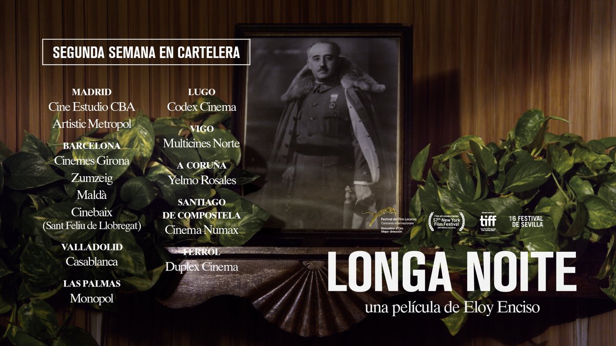 atalantefilms's tweet photo. ¡Vamos a por la segunda semana de #LongaNoite en cartelera! 🌃😍

[ @FGalaika · #EloyEnciso · #CinemaGalego ] https://t.co/iAhwFMTWB7