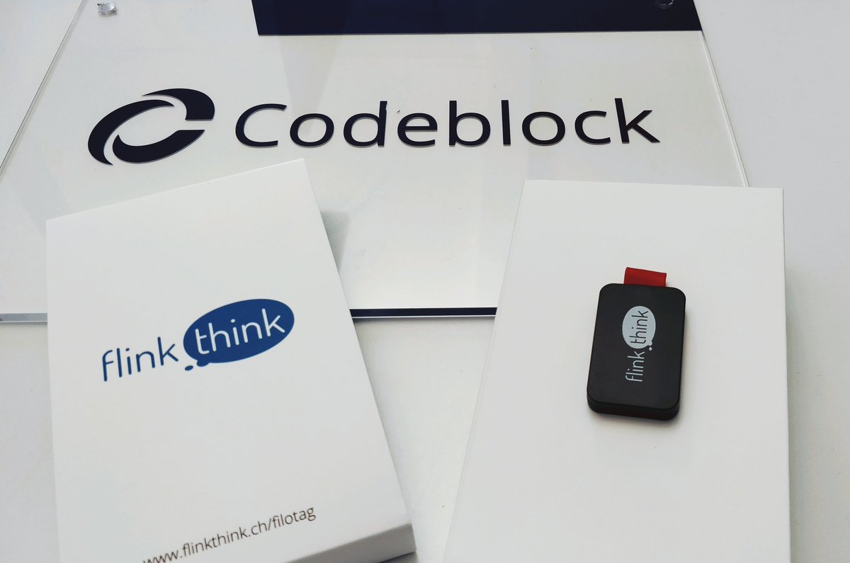 codeblock_gmbh's tweet image. Unser Partner @flinkthink hat uns dieses coole Gadget geschickt @TrackFilo ❤-liches Merci aus Bern 😊