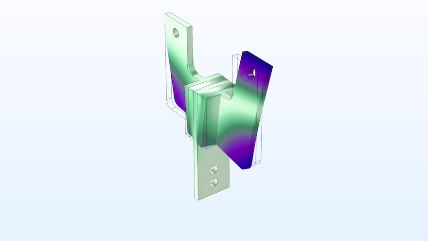 COMSOL_Inc's tweet photo. Study the natural frequencies and corresponding #eigenmodes of a typical viscoelastic damper by performing an eigenfrequency analysis: https://t.co/tKPALrqa4i #TutorialModel https://t.co/R5PFfFjWSo