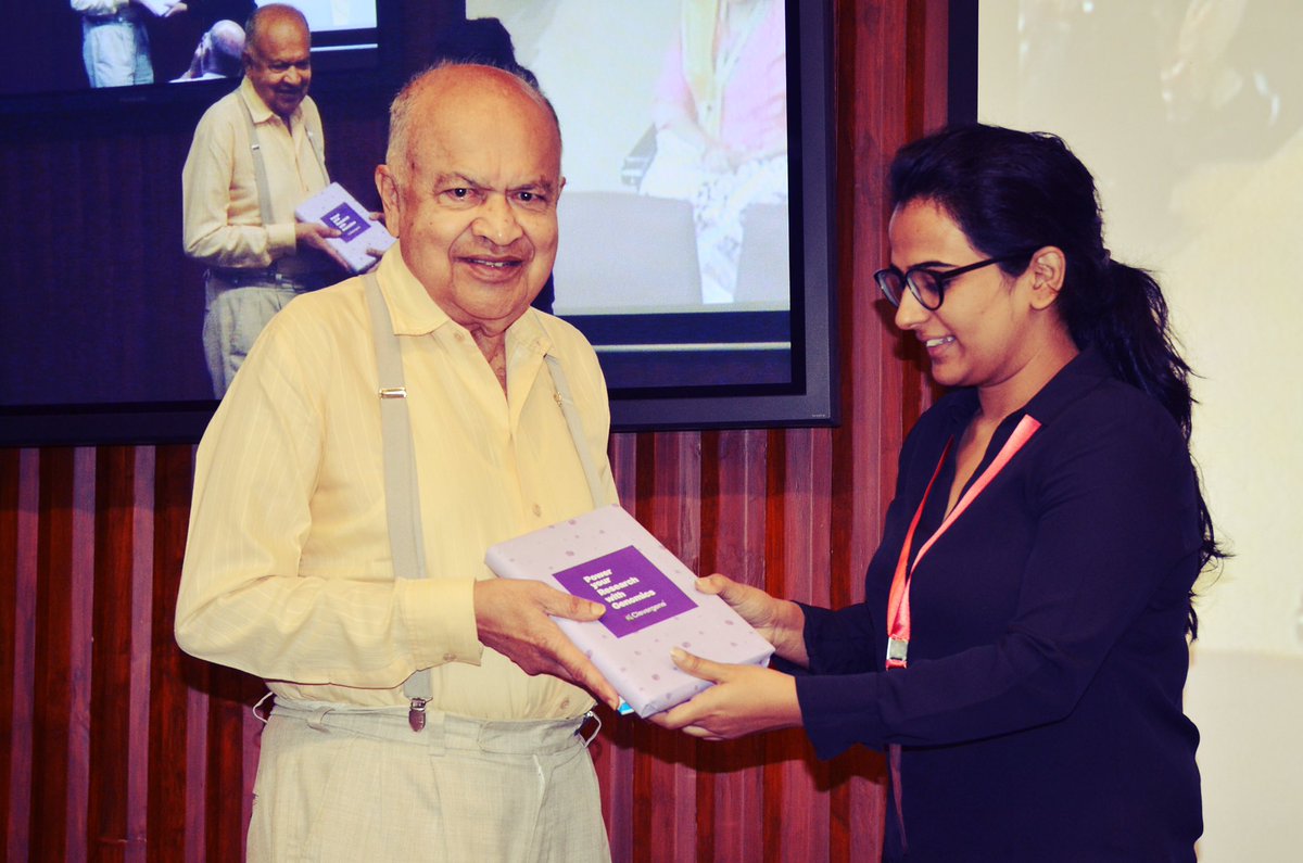 clevergene's tweet photo. We feel honoured to bestow a small memento on renowned astrophysicist Prof. Narlikar, whose Hoyle–Narlikar theory synthesises Albert Einstein's theory of relativity and Mach's principle. Scientists matter. Yes they do. More than we know.
#ScientistsMatter https://t.co/pNUpySX4vP