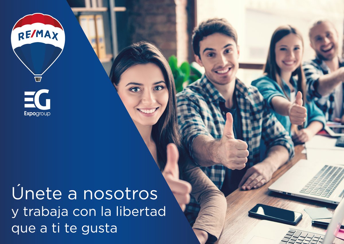 Si quieres trabajar con libertar y en un entorno inmejorable, contacta con nosotros a través del email david.rodriguez@expoes.es
#porunmejoraño #consigueloquedeseas #RemaxExpo