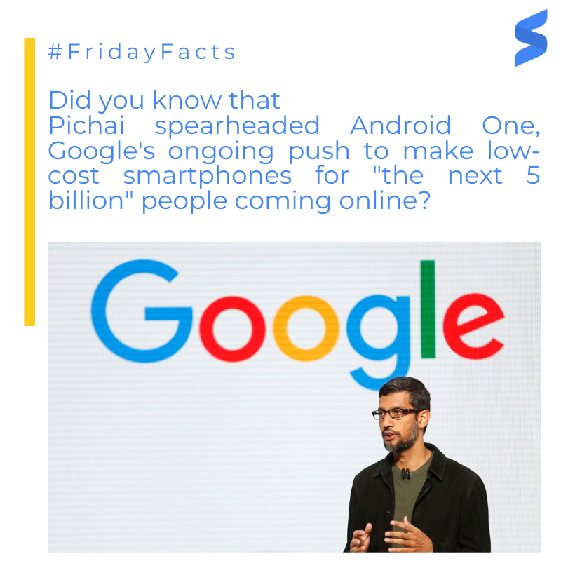 scholarmi's tweet photo. #DidYouKnow #FridayFacts #sundarpichai #Google 
#ContestComingSoon #FridayThe13th #Friday13th https://t.co/N9sIadCZBN