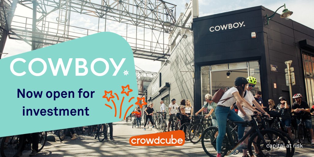 Crowdcube (@crowdcube) on Twitter photo Let’s hear it for @Cowboy_HQ who have just launched their campaign with #Crowdcube! Backed by <a href="/IndexVentures/">Index Ventures</a>, @TigerGlobal & Hardware Club, Cowboy builds beautiful, technologically advanced electric bikes. Head over to their pitch *capital at risk*👉 bit.ly/2RR0if9 Let’s hear it for @Cowboy_HQ who have just launched their campaign with #Crowdcube! Backed by <a href="/IndexVentures/">Index Ventures</a>, @TigerGlobal & Hardware Club, Cowboy builds beautiful, technologically advanced electric bikes. Head over to their pitch *capital at risk*👉 bit.ly/2RR0if9