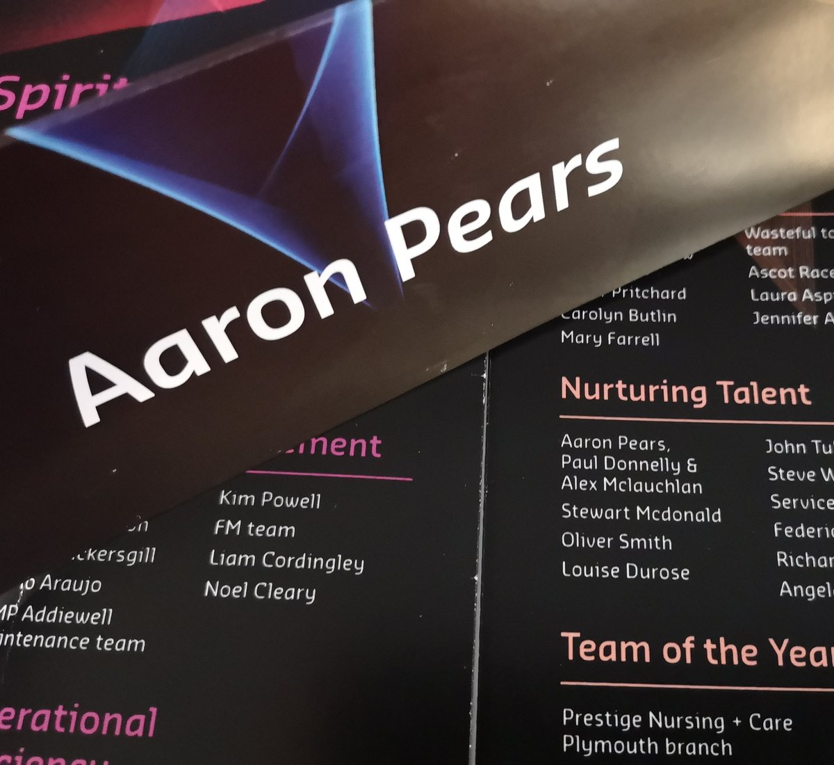 Great evening at #spiritofsodexo awards, congratulations and well done to all the worthy winners especially Horticultural Services Tony Cheeseman with the Chairmans award. #recognition #greatplacetowork <a href="/AlexMcLauchlan1/">Alex McLauchlan</a> <a href="/markhibbs10/">Mark Hibbs</a> <a href="/JamesLloyd99/">James Lloyd</a> <a href="/Paul__Donnelly/">Paul Donnelly</a> @1Samscott1
