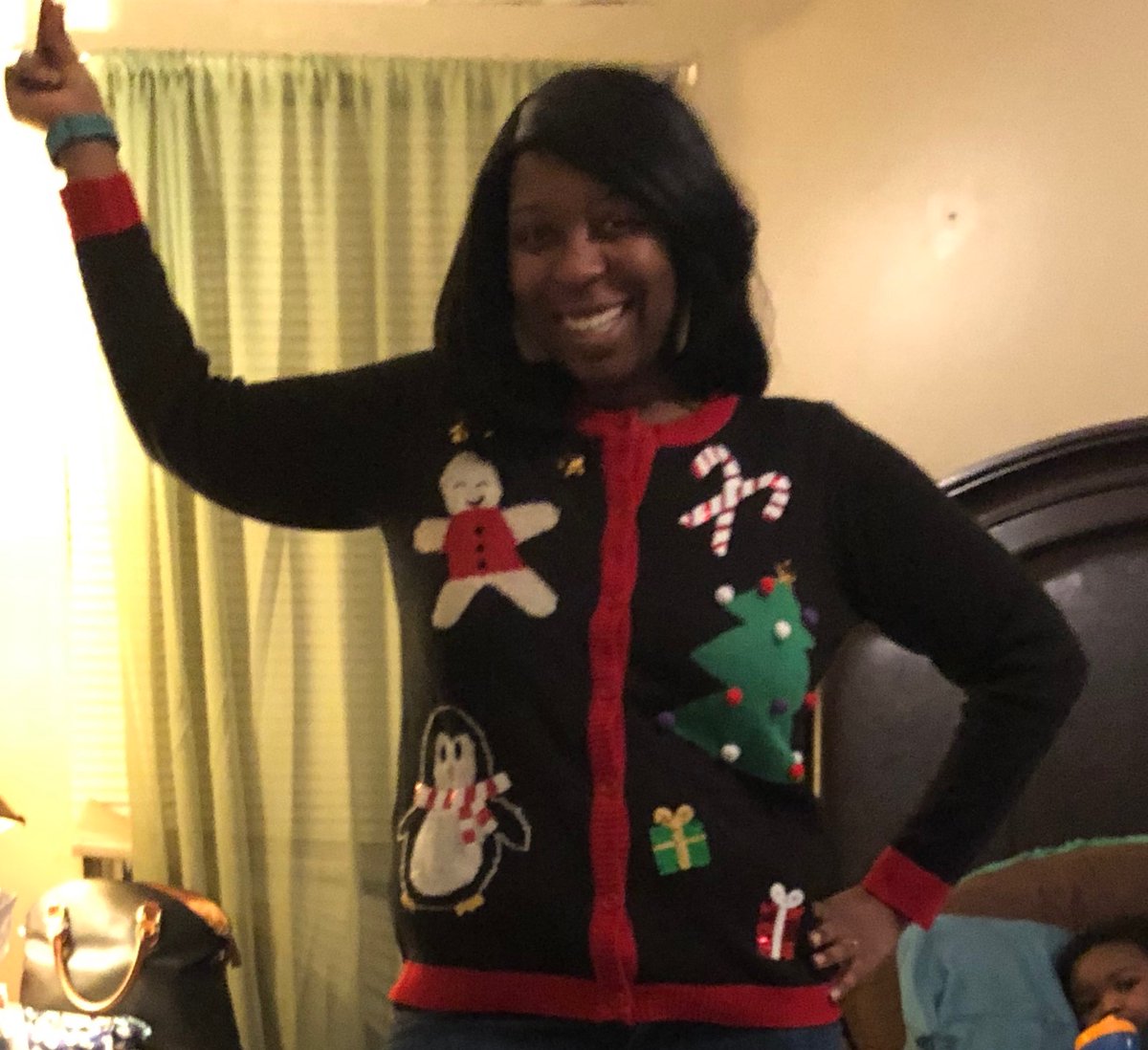 j_rosser5's tweet photo. π£Oh Snap! Iβm all ready for #KesTackySweater Day! Lots of fun in store today! #CobbInTech π₯° https://t.co/dHxB9UhA1n