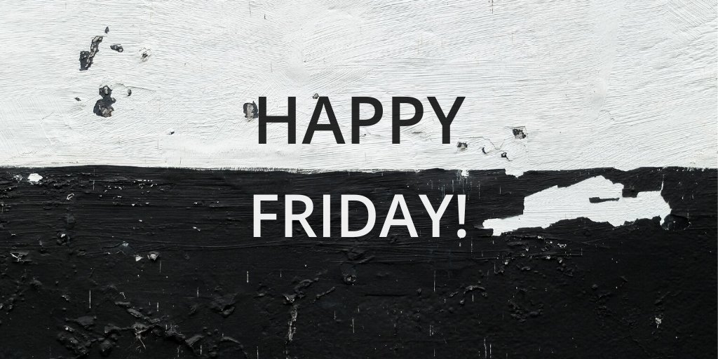 However you feel about last night's election result, today is still a Friday! Happy Friday everyone.

#FridayFeeling