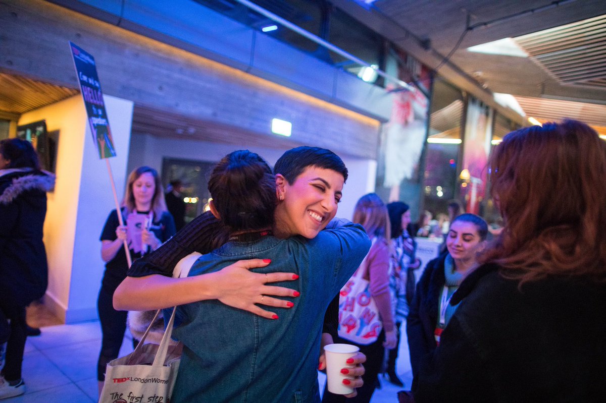 tedxlondon's tweet image. We’re just gonna leave these right here today... 🤗🤗🤗 

#ShowingUp #TEDxLondonWomen #BestHugs #spreadthelove💜 #hope 📸 Louisa Rechenbach &amp;amp; Jason Wen