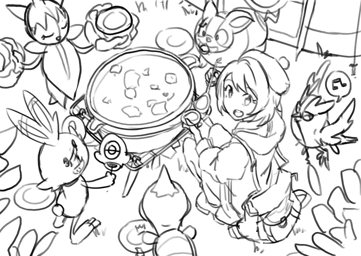WIP that will be finished some other times. #PokemonSwordShield 