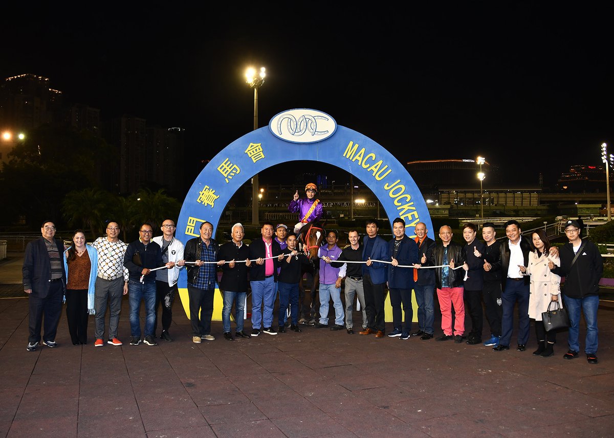 RacingMacau's tweet photo. 13 December 2019 Racemeeting. Ridden by H Lam
"STAR OF YIU CHEUNG" wins Race 2. https://t.co/YFYesgaObp