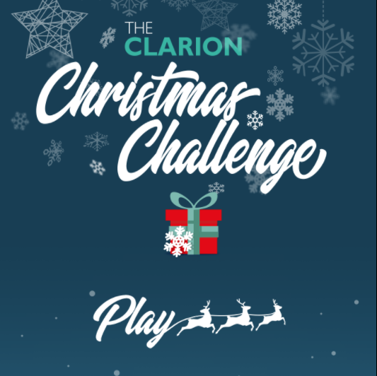 ClarionTweets's tweet photo. It’s that time again! Join in the festive fun and play our new Christmas game for a chance to win a Google Home Mini! Screenshot your top score and send it to sharonf@clarion.uk.net. We’ll announce the winner on 20/12/19. Play it here: https://t.co/Tzl2nzwjHN Good luck! https://t.co/WZtxEWOqFP