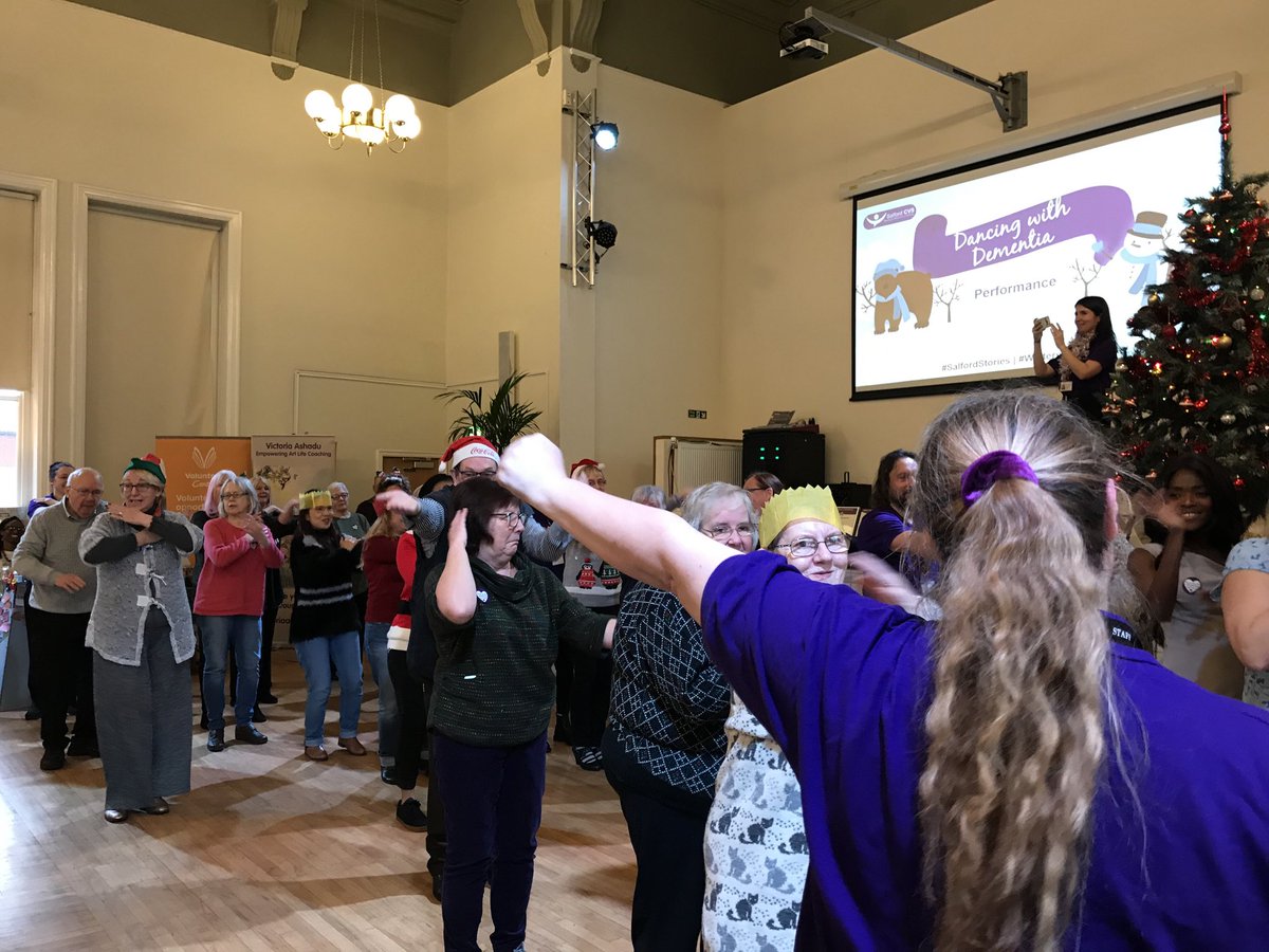 CEOSalfordCVS's tweet photo. Mass Macarena! 

#WintersTale #SalfordStories https://t.co/eYzCxNX2M6