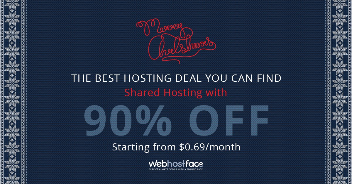 ❄️Get the BEST #hosting deal this Holiday Season! #SharedHosting for only $0.69 per month!❄️
webhostface.com/christmas-host…

#ChristmasDeals #holidayseason #HolidaySale #cPanelHosting