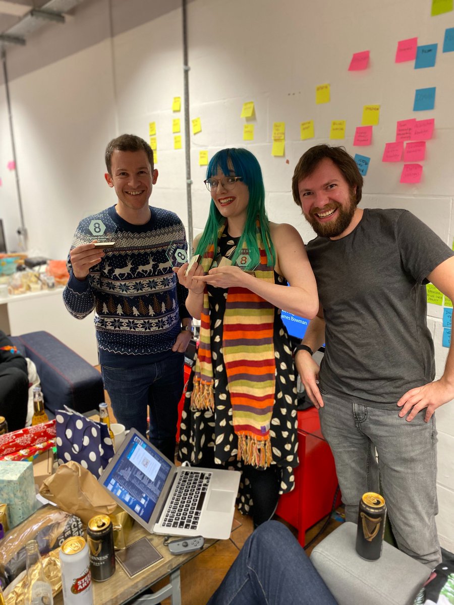 It got rather festive at F8 Bristol HQ this week - awards galore hosted by our very own @dmno (Oscar worthy performance), a smattering of Christmas jumpers and a totally non-competitive Escape Room. Merry Christmas from all at Fresh8. Gaming 🎅🎁🎄 #tech #bristol