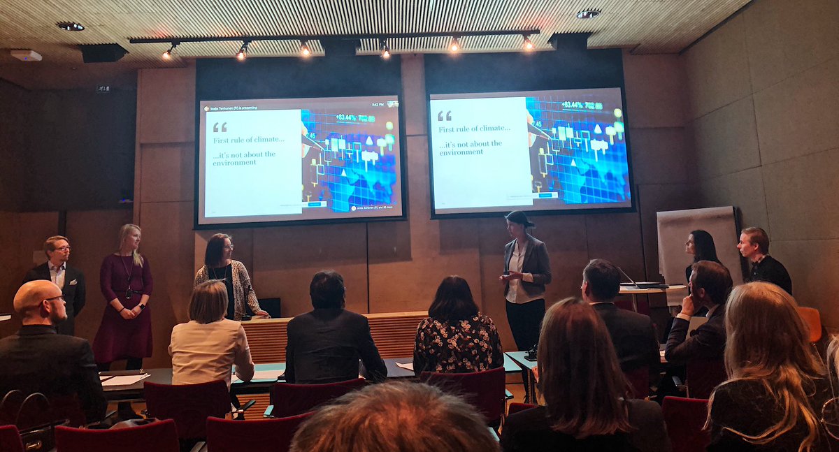 W-O-W! After a tough week of perfecting the pitch and hundreds of WhatsApp messages and long nights after long days, The Climate Revolution is the winner of <a href="/PwC_Suomi/">PwC Suomi</a> Hack Week! Congrats to the amazing team 🤩