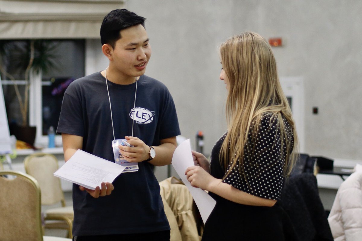 #FLEXCamps2019 participants playing human bingo to get to know one another!