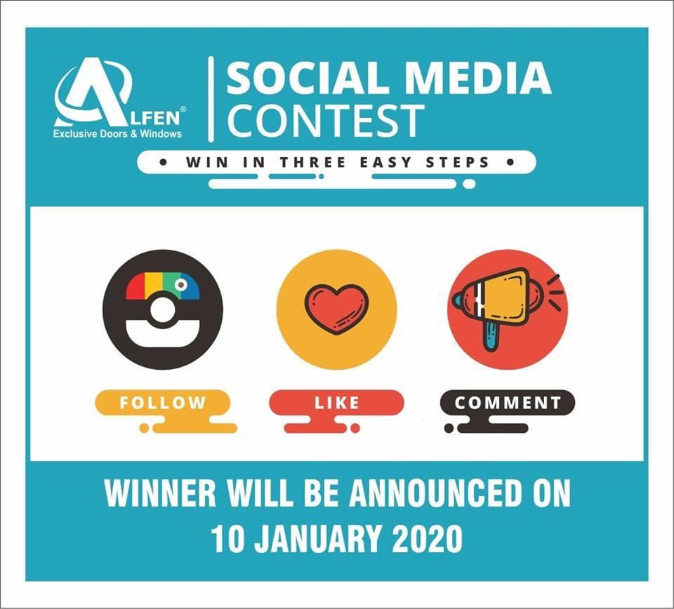 Alfenwindow's tweet image. Alfen&apos;s Giveaway🎁
Enter Now to WIN awesome giveaway on his New Year!
Running Until 31 Dec. 2019.🗓
Here&apos;s how to enter:
1️⃣ Follow Aluminium Doors and Windows
2️⃣ Like + Share this post. 👍
3️⃣ Tag all the people you love😍

#giveaway #contest #sharecontest #sharetowin #christmas
