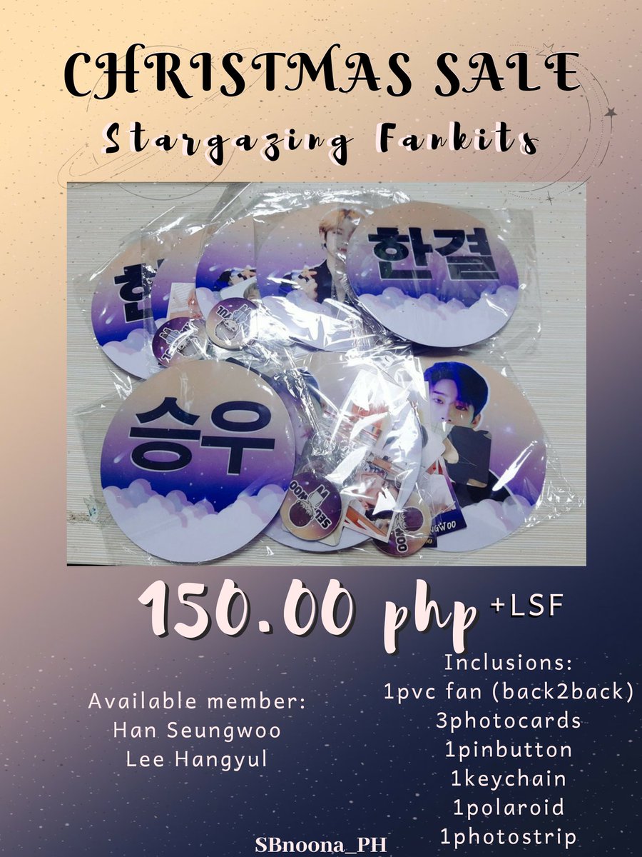 SBnoona_PH's tweet photo. @SBnoona_PH's CHRISTMAS SALE 🎄🎅

All of our available fankit and cupsleeve sets are up for grabs with discount 😊 DM US TO AVAIL. 🤗

Pls help rt @X1MarketplacePH https://t.co/uJmATy6E54
