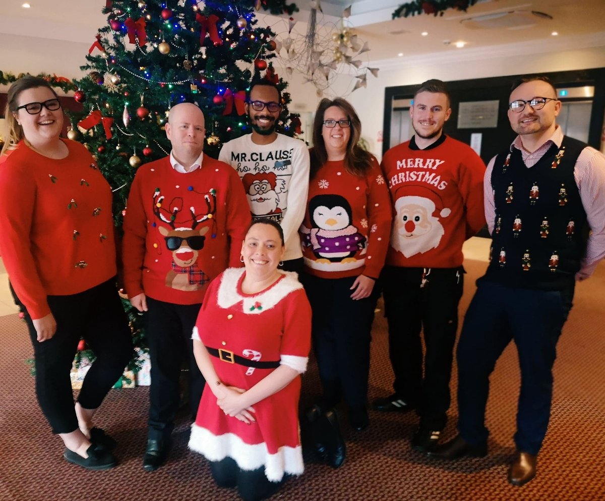 We are well and truly in the Christmas spirit today at Hallmark Birmingham. The team are looking fabulous in their Festive Jumpers for #JollyJumperDay to raise money for Birmingham Children's Hospital.