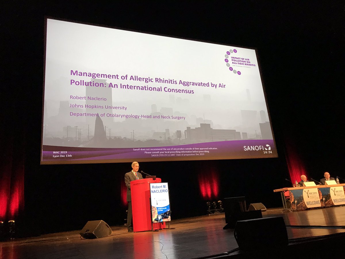 Wac 2019 On Twitter Robert Naclerio On Management Of Allergic Rhinitis Aggravated By Air Pollution An International Consensus Worldallergy Wac 2019 Sanofifr Https T Co 56ogh0bw8n