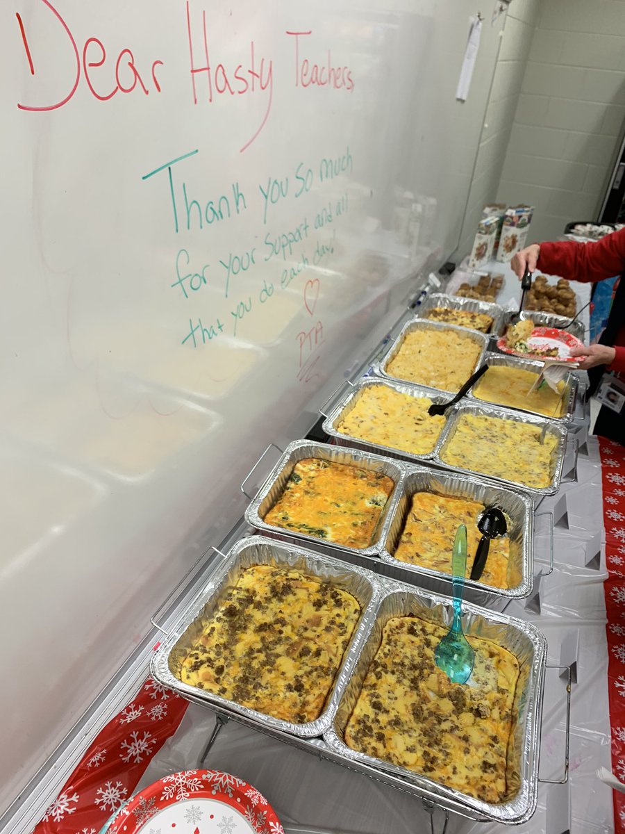 Ofcourse my first tweet would be about food! <a href="/HastyESPTA/">Hasty Elementary PTA</a>  Thank you so much for the delicious warm breakfast! We really appreciate it 🥰