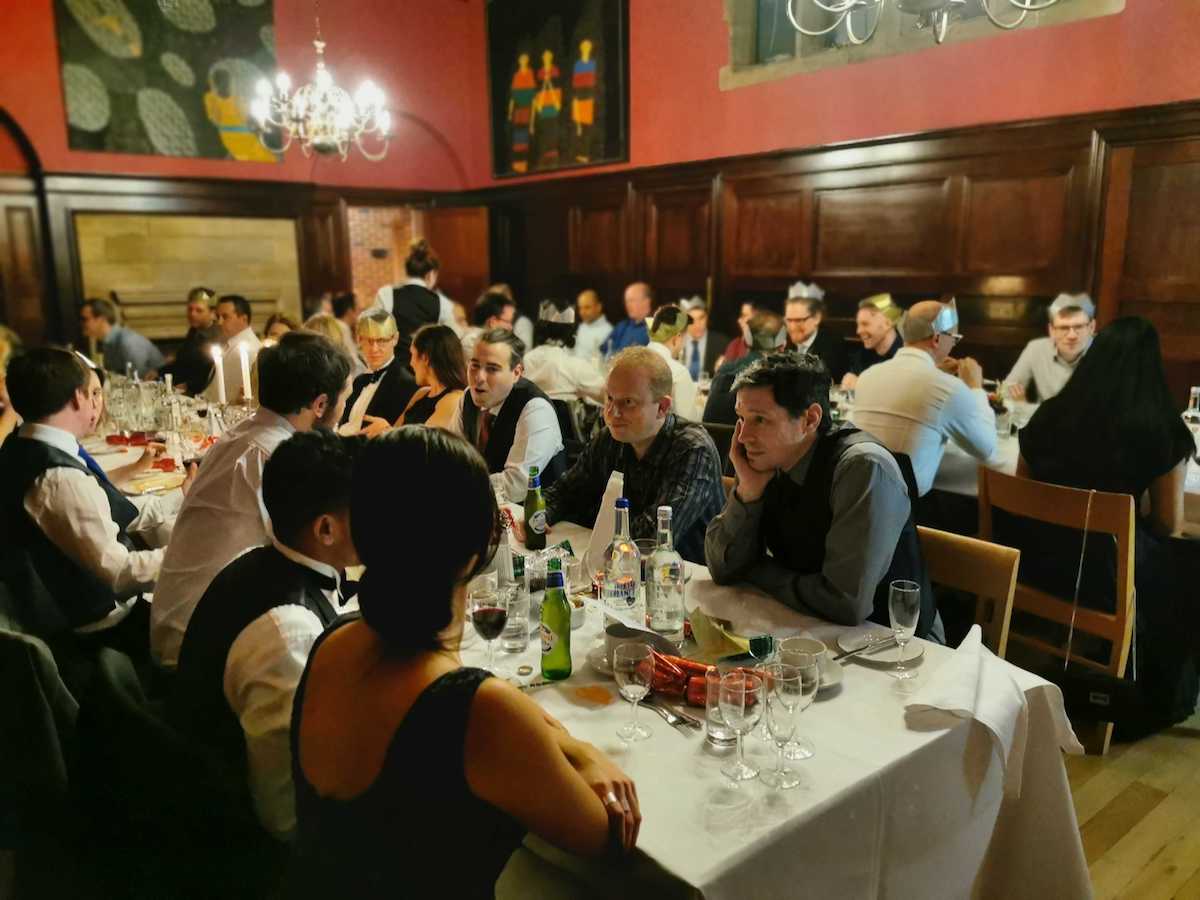 CambridgeIntel's tweet photo. Thanks to @JesusCollegeCam for hosting our Christmas party last night. We’re all feeling FRESH AS DAISIES today. (Send coffee). https://t.co/ZHaR5uR85l