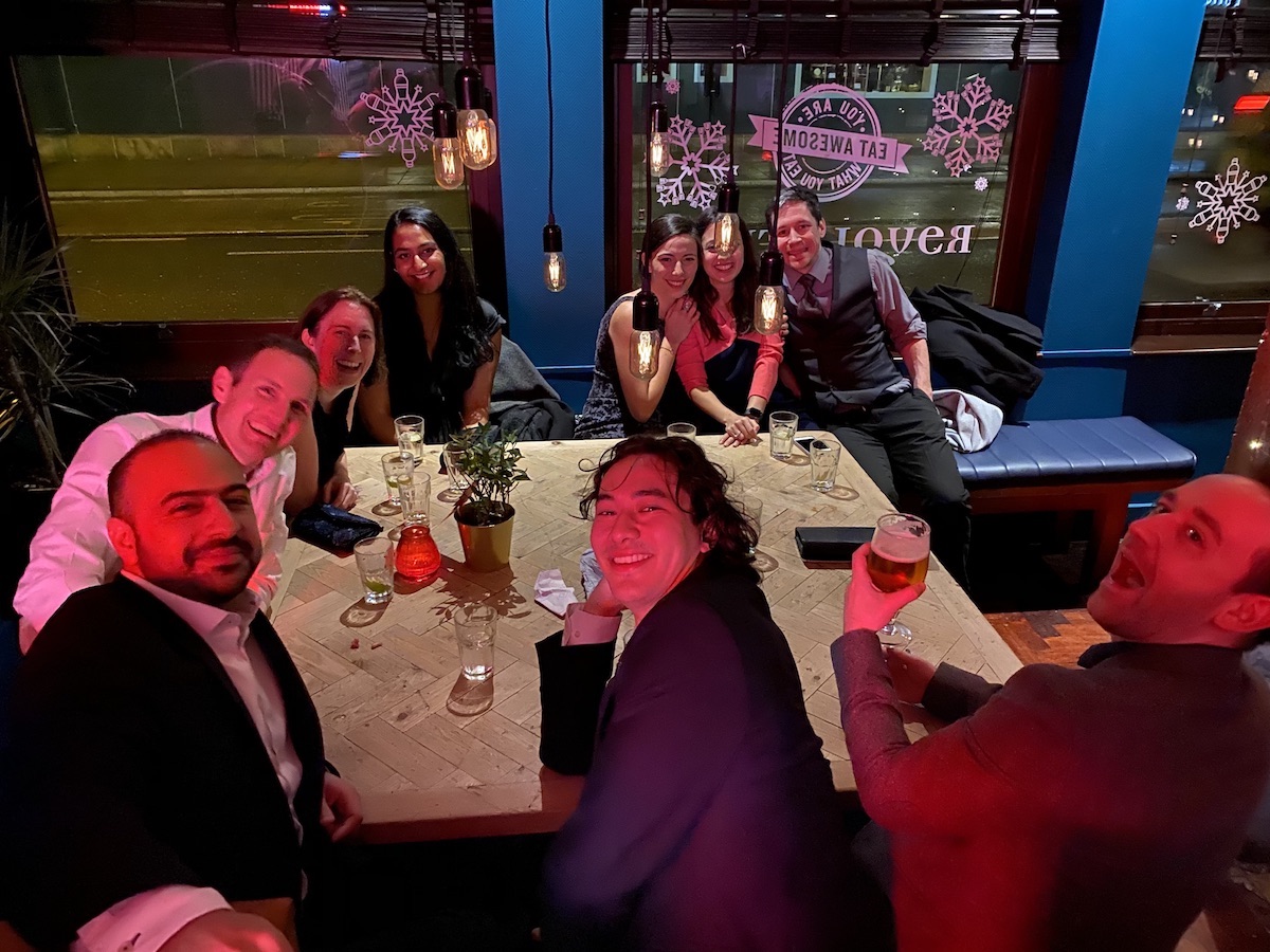 CambridgeIntel's tweet photo. Thanks to @JesusCollegeCam for hosting our Christmas party last night. We’re all feeling FRESH AS DAISIES today. (Send coffee). https://t.co/ZHaR5uR85l