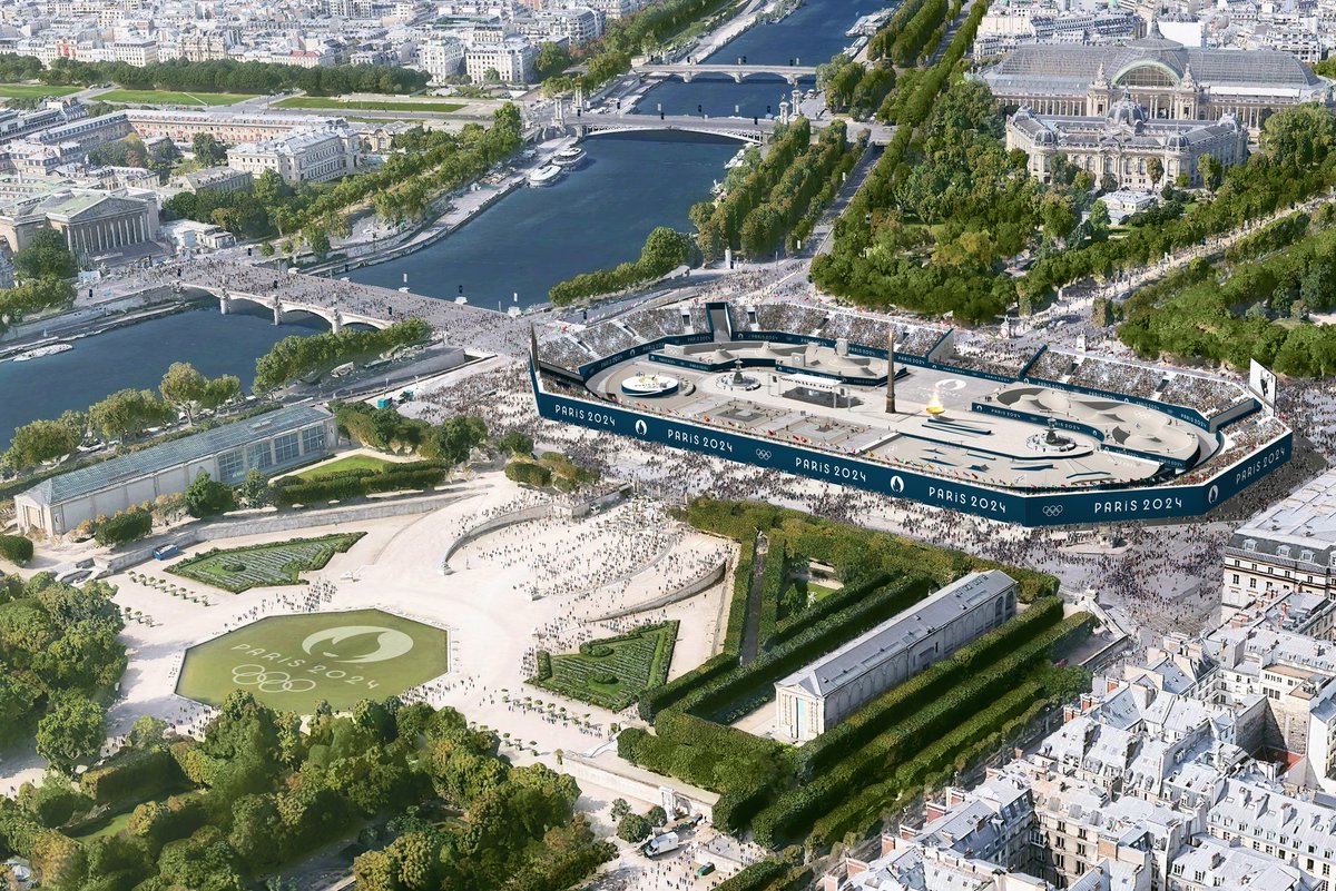 Une arène de 35.000 places sera construite place de la Concorde pour accueillir les sports urbains lors des Jeux Olympiques de 2024 à Paris. Une décision qui doit être validée par le CIO le 8 janvier prochain. Plus d'infos sur parisfutur.com #parisfutur