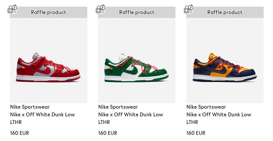 Original nuez siguiente Uživatel FRSHSneaks - Sneaker Alerts na Twitteru: „SOTO Raffle live for the  Nike x Off-White Dunk Low Leather Green: https://t.co/megOUXLW60 Michigan:  https://t.co/kzXlNTOHWq Red: https://t.co/NJw0Unf7OP  https://t.co/1WKrRfIIzJ“ / Twitter