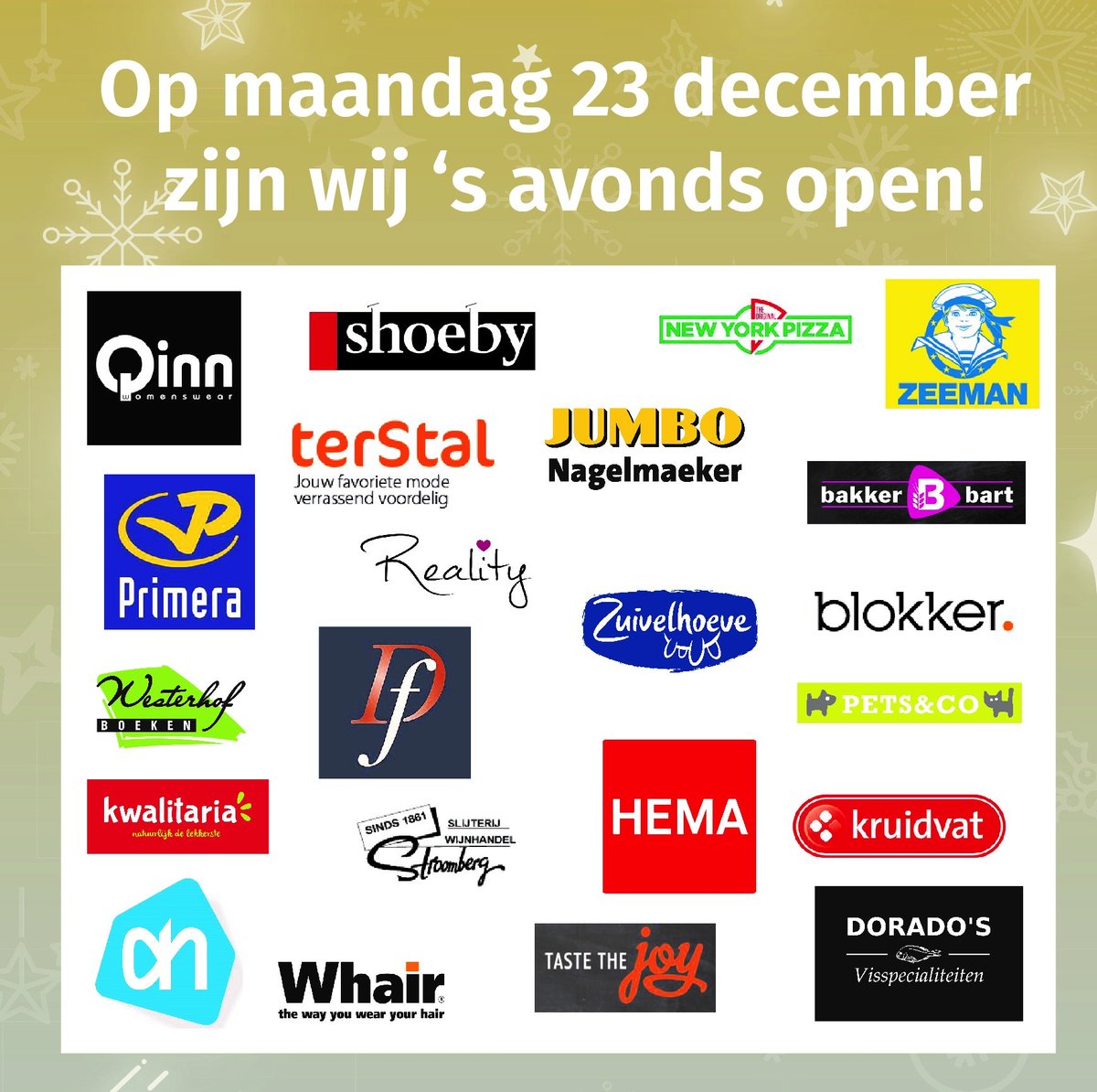 Kom je op ]23 december ook op vossen jagen, culihoppen, de kerstmarkt afstruinen en kerstshoppen? facebook.com/wcstadshagen/p…