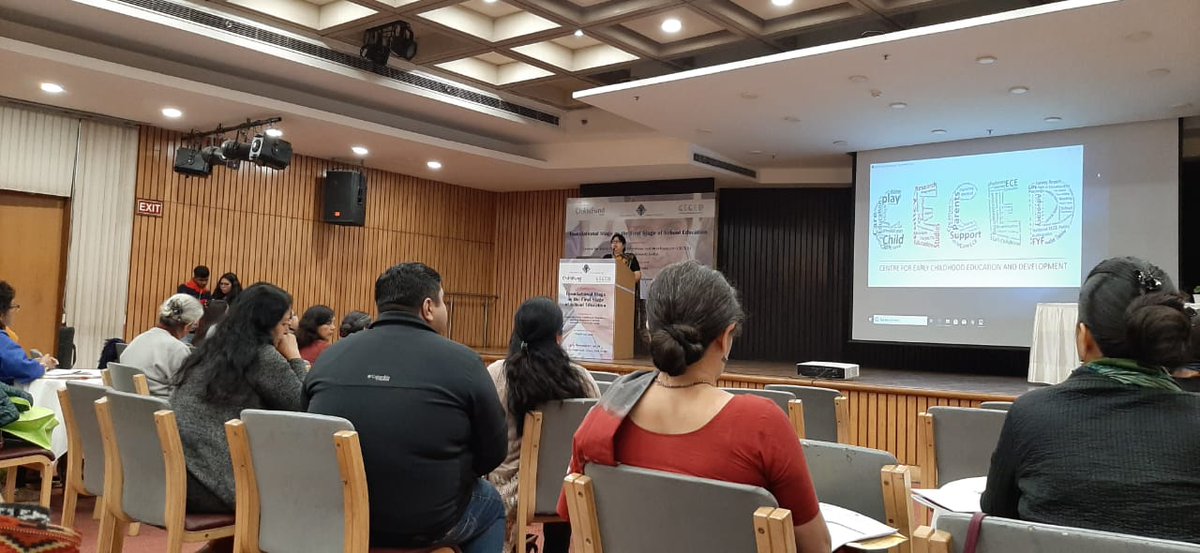 Mobile Creches attended a seminar on Foundational Stage as the first stage of School Education organized by Centre for Early Childhood Education and Development (#CECED) Ambedkar University in collaboration with ChildFund India , today , at IIC New Delhi.

#earlychildhoodcare