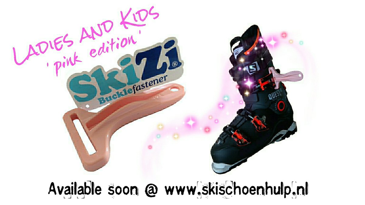 Binnenkort óók  in roze verkrijgbaar bij één  van onze resellers skischoenhulp.nl 😉😎
#wintersport #skizi #skibootbucklefastener #skiboots #skiing #skifahren #gadgets #gifts