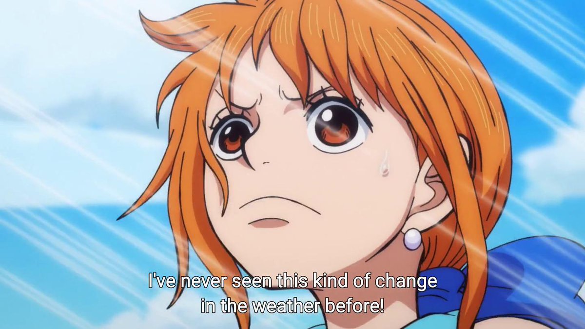 One Piece You Know Something Big Is Happening If Nami Says This Via Episode 912