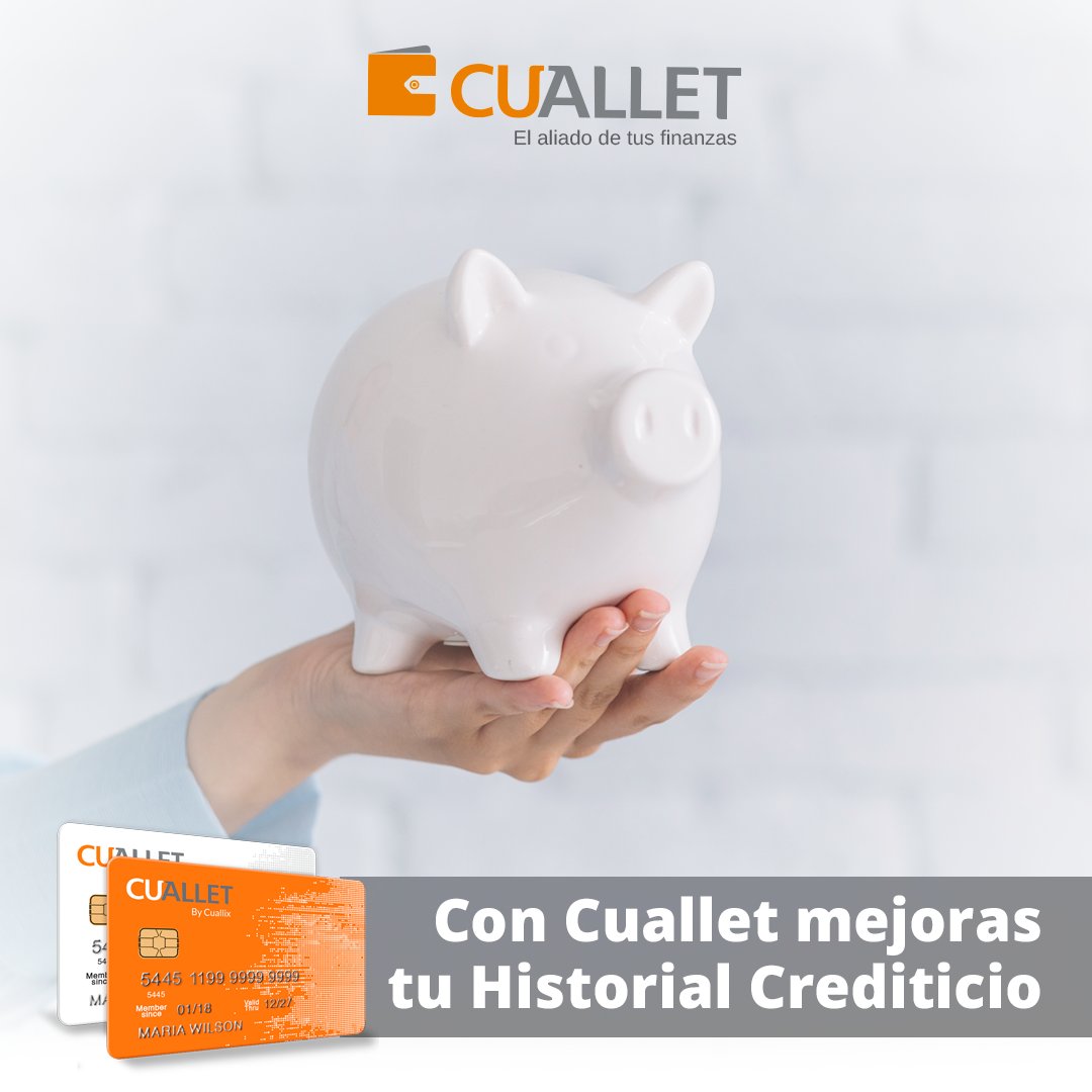 Con #Cuallet mejoras tu Historial Crediticio😉💳
¡Abre tu cuenta hoy mismo!📲
#ElAliadoEnTusFinanzas