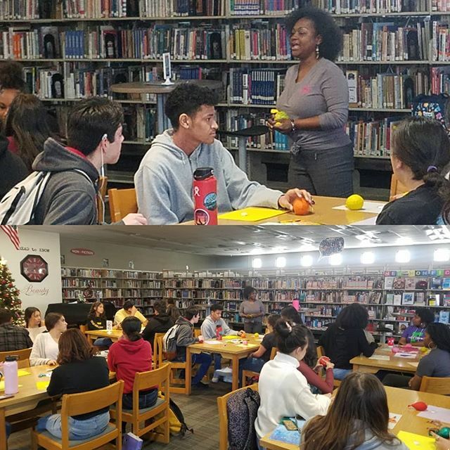 etiwandalibrary's tweet image. AVID seniors in the library today learning to handle life's stress with Wendy Whitmore, licensed MFT. Thank you, @ymanstrong for connecting her with us!❤💪 ift.tt/2LRrvuh