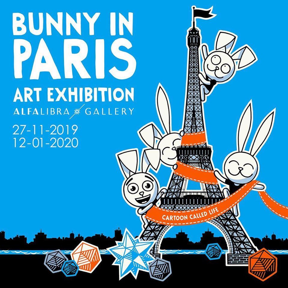 'BUNNY IN PARIS' #PinkInOurLives #CartoonCalledLife pinkinourlives.com/2019/12/13/bun…