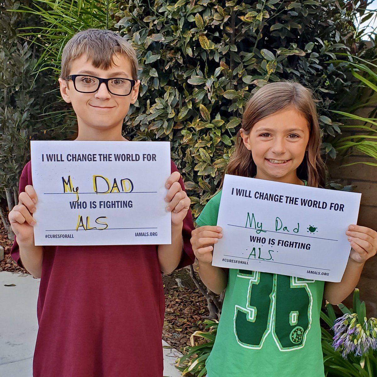 pjgreen's tweet image. Our children can and will change the world!  #CuresForAll @iamalsorg