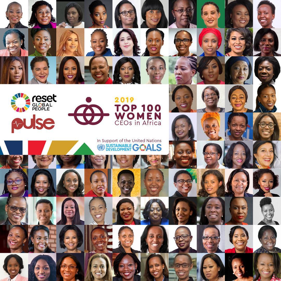Honored to be selected among Top 100 #women #CEOs in #Africa by Reset Global People in partnership with Avance Media and Pulse for the year 2019
