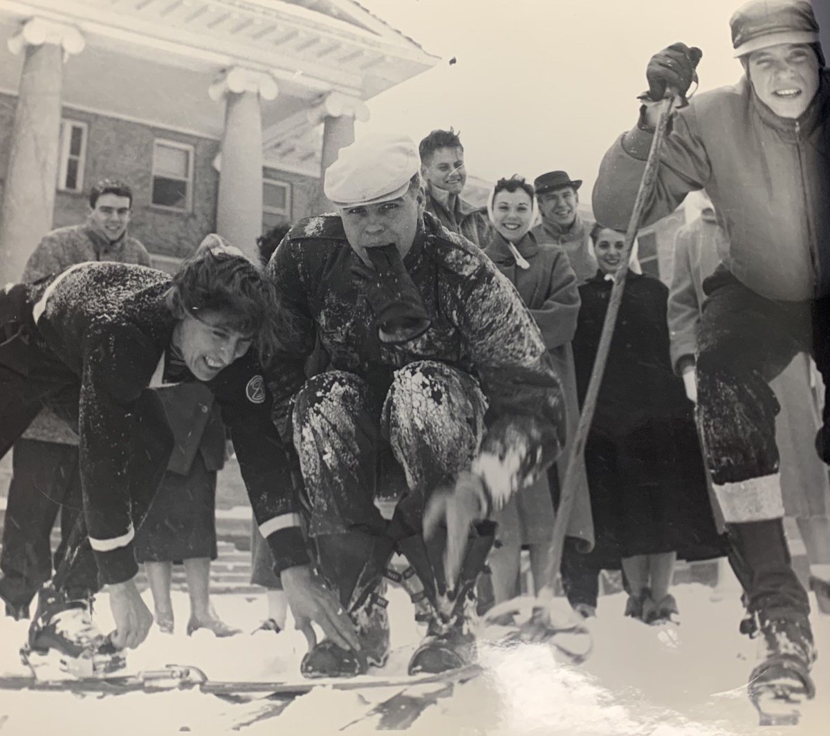 As the temperatures start to plummet, opportunities to get outside for some winter activities begin to rise! 

Do you recognize these Battlers enjoying a day off of class in the snow? 😀 ❄️ #alwaysABattler