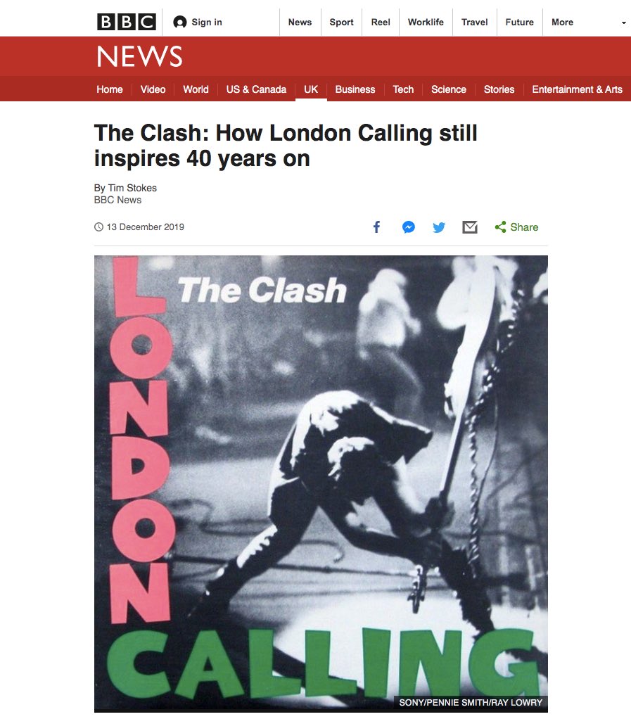 LONDON CALLING - News