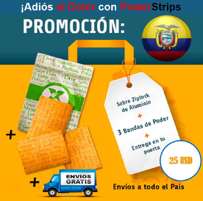 Los #PowerStrips o #BandasdePoder son dispositivos médicos de clase 1 con un diseño único para proporcionar alivio al dolor. 

___
Tu Visita AQUÍ bit.ly/BandasdePoder
WhatsApp +593 99 649 0866