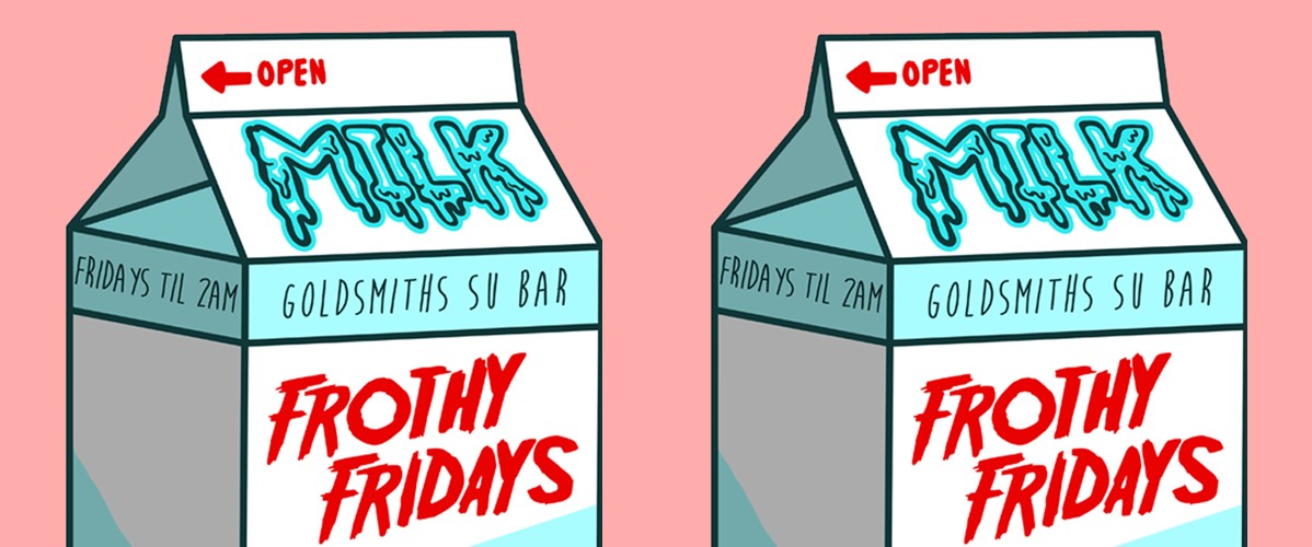 Goldsmiths SU (@goldsmithssu) on Twitter photo The last Frothy Fridays of the year is upon us!!
Prepare to get your froth on from 10pm - 2am tonight in the SU Bar šš
<a href="/GlasgowMILK/">MILK Glasgow</a> The last Frothy Fridays of the year is upon us!!
Prepare to get your froth on from 10pm - 2am tonight in the SU Bar šš
<a href="/GlasgowMILK/">MILK Glasgow</a>