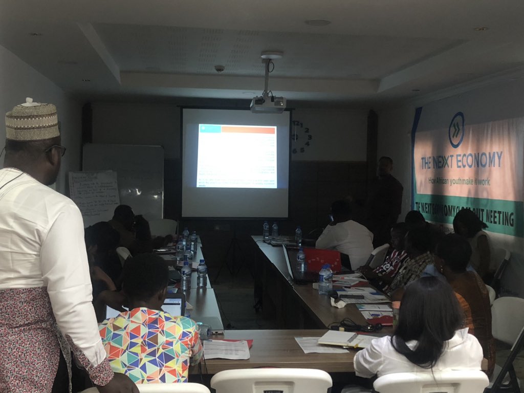 TheNext_Economy's tweet photo. Day 3 of the @SOSCVNigeria The Next Economy Official close out meeting of the year. 

#Makeitwork #TNEImpact #BuildYourBusiness https://t.co/CBn0xp70AC