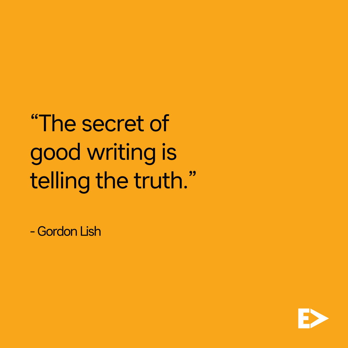 EnglishForwardB's tweet photo. That's how the greatest stories are made. #GordonLish #writing #writers https://t.co/9tQO4UFFPF