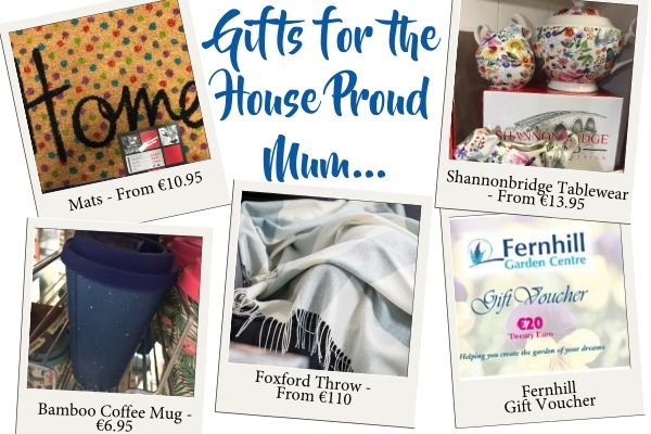 Gifts for the House Proud Mum...
Mats from €10.95
Shannonbridge Tableware from €13.95
Bamboo Coffee Mug €6.95
@FoxfordMill Throw from €110
Range of Fernhill Gift Vouchers &amp; more gift ideas in store too

#FernhillAthlone #Fernhill #Athlone #Christmas #Gifts #Presents #ForMum