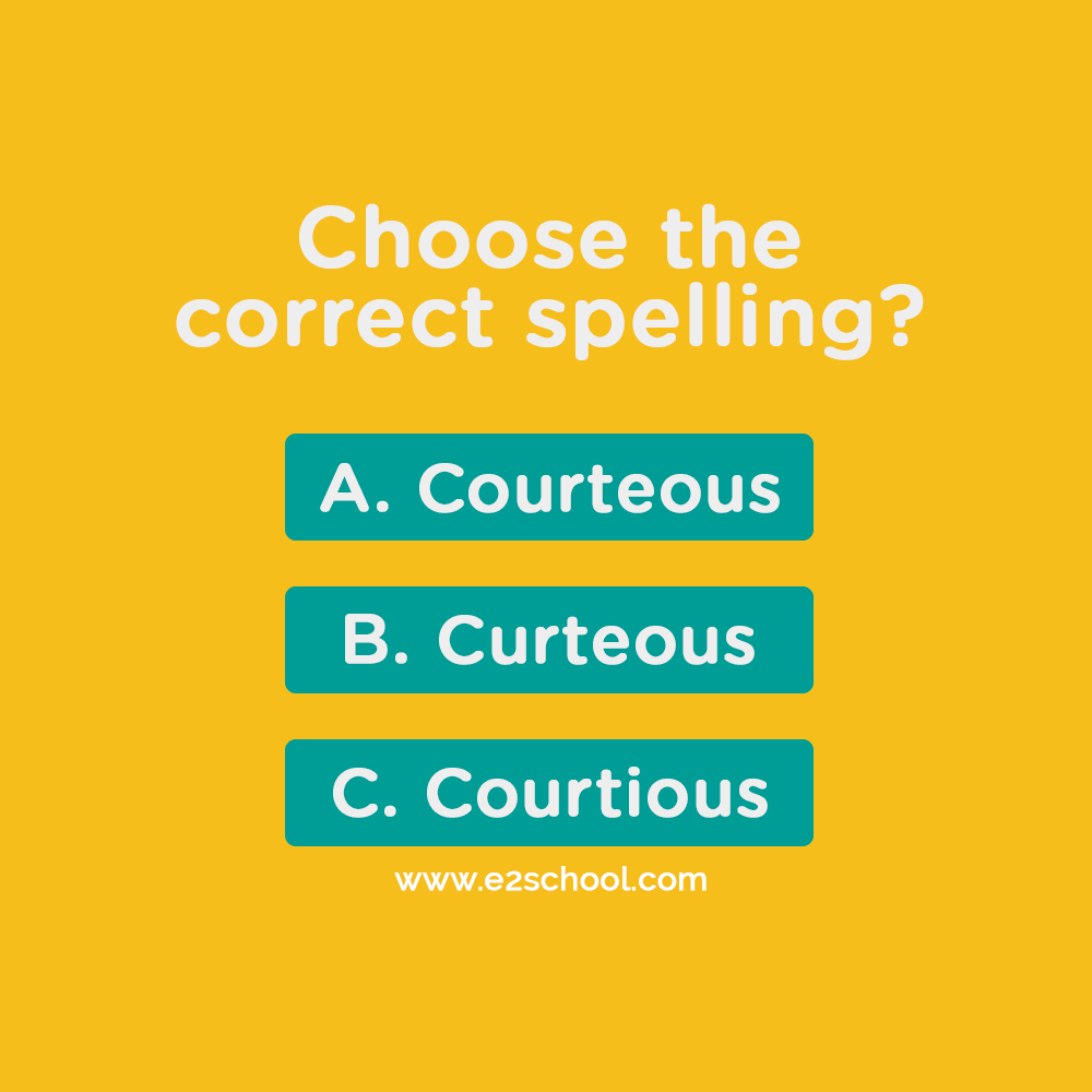 E2School's tweet photo. It was _____ of him to write a Thankyou letter!
Choose the correct spelling! COMMENT Below.
Want more? Head to https://t.co/zn9bWGCrO9 to increase your vocabulary. https://t.co/zSnw7pnWA0
