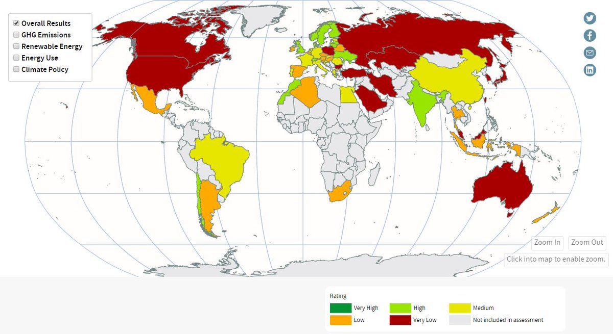 MarcoScarp's tweet image. According to the latest CCPI measurements, no country is yet on a path compatible with the Paris agreement.
There is so much to be done, but many in the world are ready for the challenge!
#energytransition #renewableenergy  #sustainability #renewables #carbonreduction
