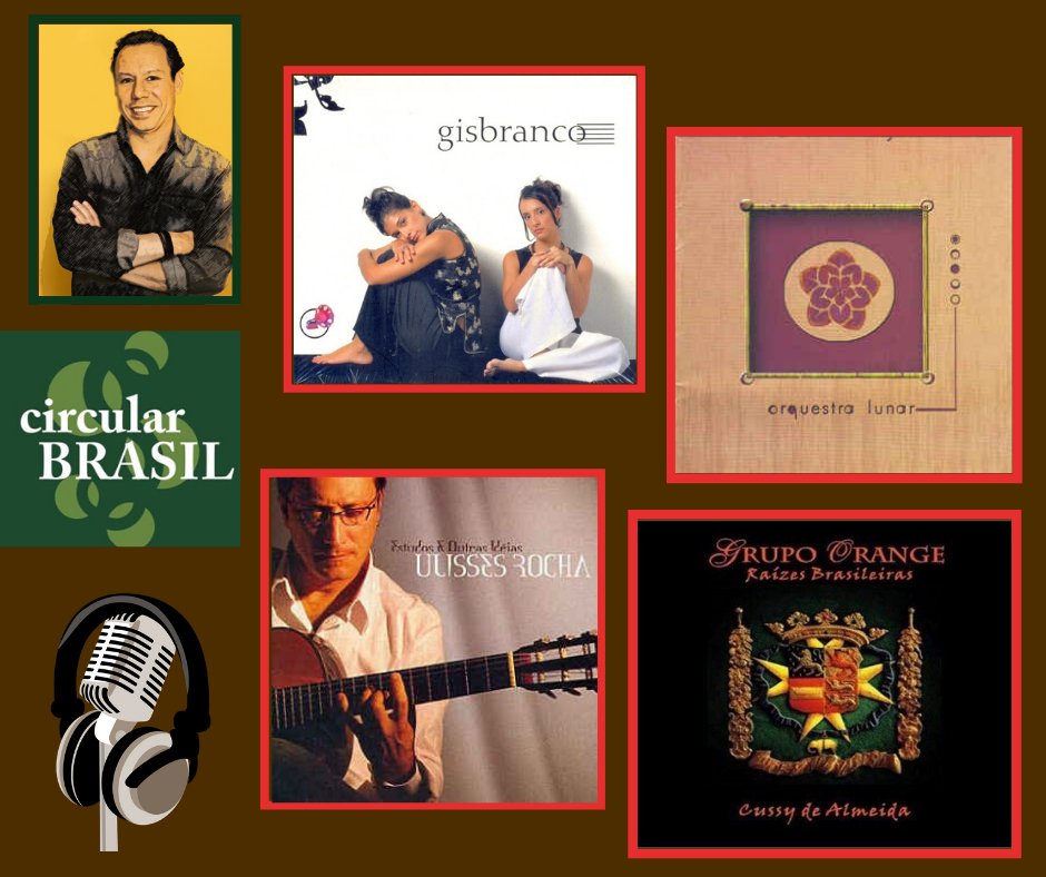 O Circular Brasil (<a href="/mecfm/">./.</a>) dessa semana vem com: Ulisses Rocha, Duo Gisbranco, Grupo Orange e Orquestra Lunar. Formações instrumentais bem diferentes. É clicar e ouvir: bit.ly/2Pi9Wpt