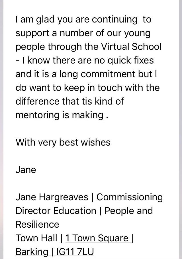 The @FosterCareandMe Journey continues 🌎📚💫
When this happens💫🙌🏾🙏🏾 Message from the Commissing Director for Education for the London Borough of Barking and Dagenham 🏛
#FosterCare
#CareLeaver
#CareExperienced
#SelfPublished
#InspiringHope
#InfluencingChange
#ChangeIsPossible