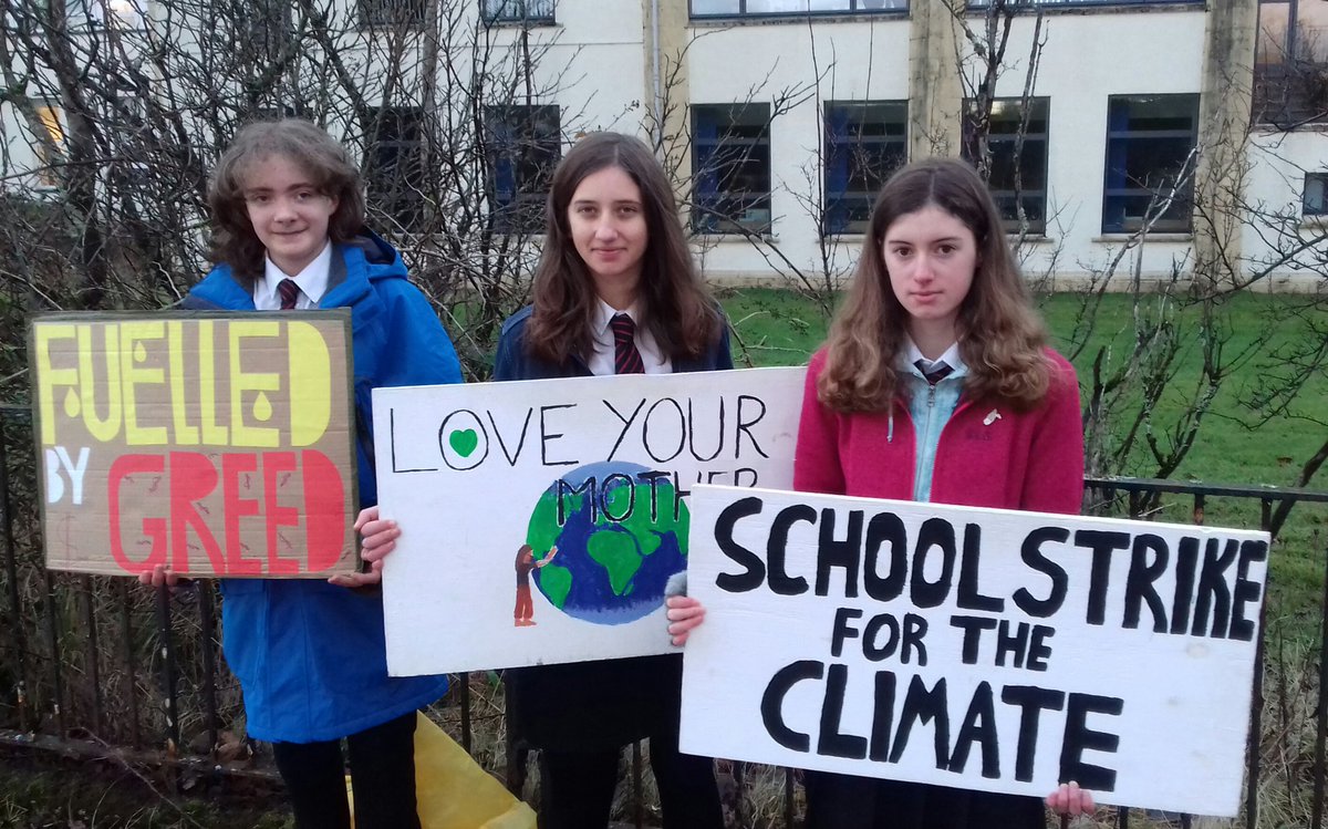 HollyWildChild's tweet image. Week 47 of my #schoolstrike4climate and #schoolstrike4nature in Fort William. I stand with the indigenous people whose voices were shut out of #COP25Madrid. #FridaysForFuture @GretaThunberg