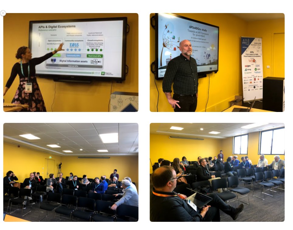 mposada_s's tweet image. A great thanks to all speakers presenting in the Public sector sessions that #APIs4DGov team organised in the #apidaysparis2019. We&apos;ve loved to learned about API-enabled digital ecosystems from a government perspective (EU, national, regional and local). @lvaccari